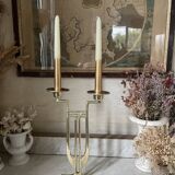 Art Deco chandelier in solid brass
