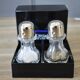 Duo salt shaker & crystal pepper maker of Sèvres Mle Choiseul