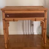 Vintage rattan dressing table