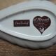 Vintage porcelain lawyer's service straw box