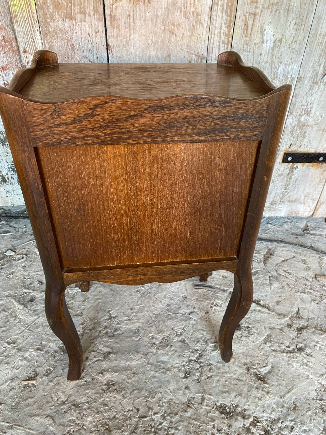 Chevet, table de nuit 1 tiroir, 1 étagère en bois de style Louis XV par Riskoff