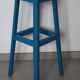 Tabouret bois bleu 1950 795mm