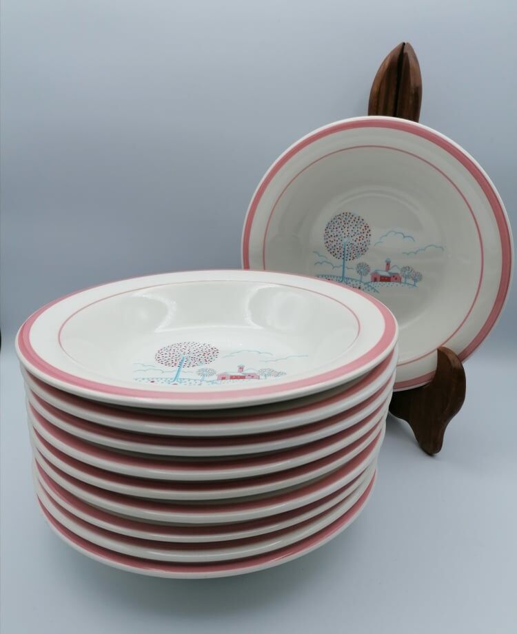 Vintage Italy hollow plates