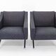 1970s Pair of Italian Design Armchairs