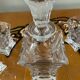 Vintage Bohemian crystal whisky set