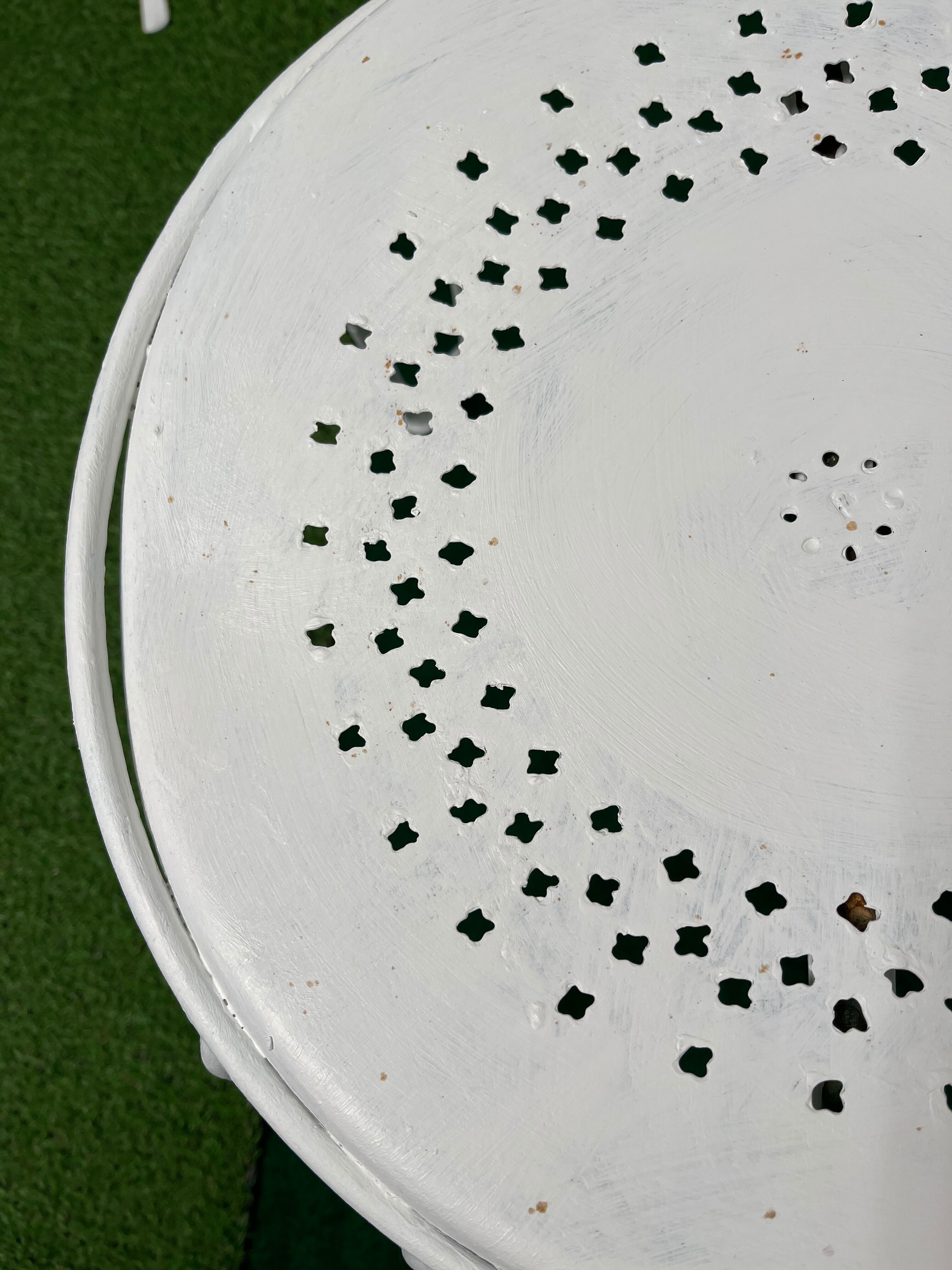 Garden furniture wrought iron folding year 50-60