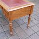 Louis Philippe style walnut desk, late 19th century