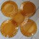 5 vintage Duralex dessert plates