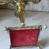 Antique brass candlestick