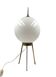 Mid-Century tripod brass table lamp, Lumi Italy 1950s