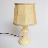Ivory alabaster lamp
