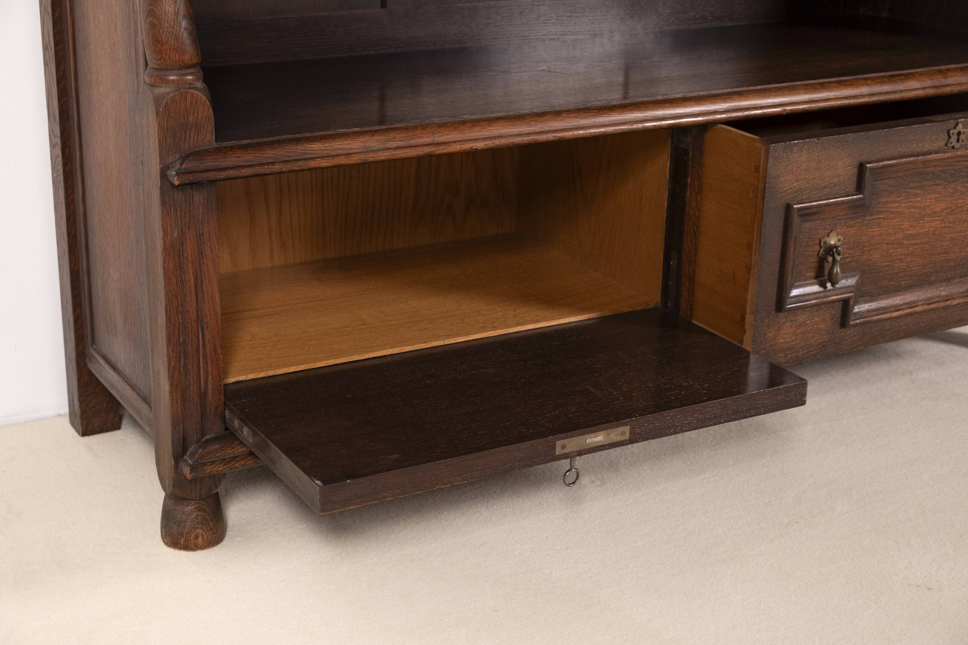 Oak bookcase "Gillberga" by Nordiska Kompaniet, 1924 Sweden