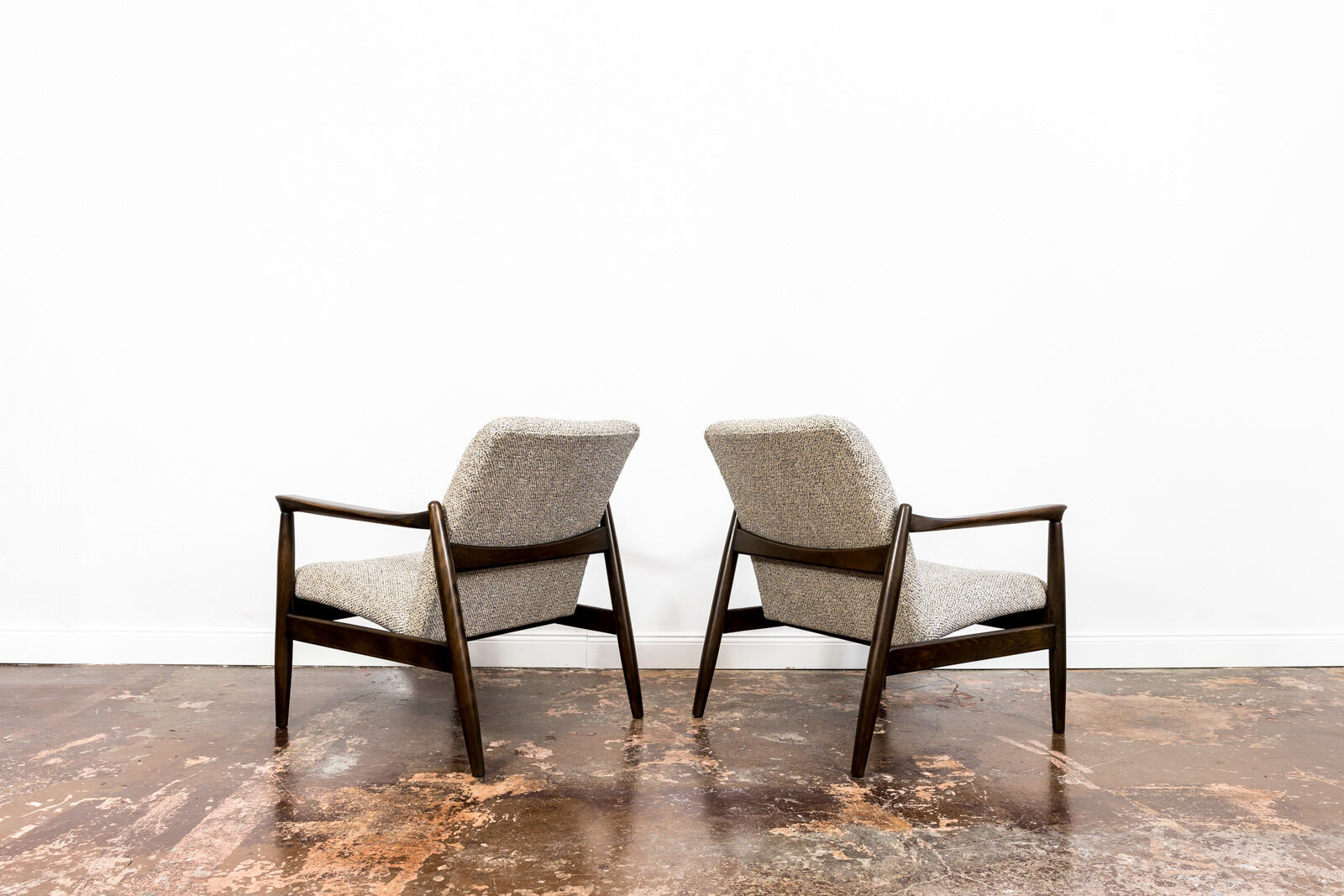 Pair of GFM-64 armchairs by Edmund Homa, 1960s