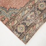 3x12 Rug For Hallway Dark Salmon  Persian Turkish Runner Rug, 82x364Cm SK 5242