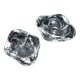 Bayel modernist design crystal salt cellars - vintage salt cellars