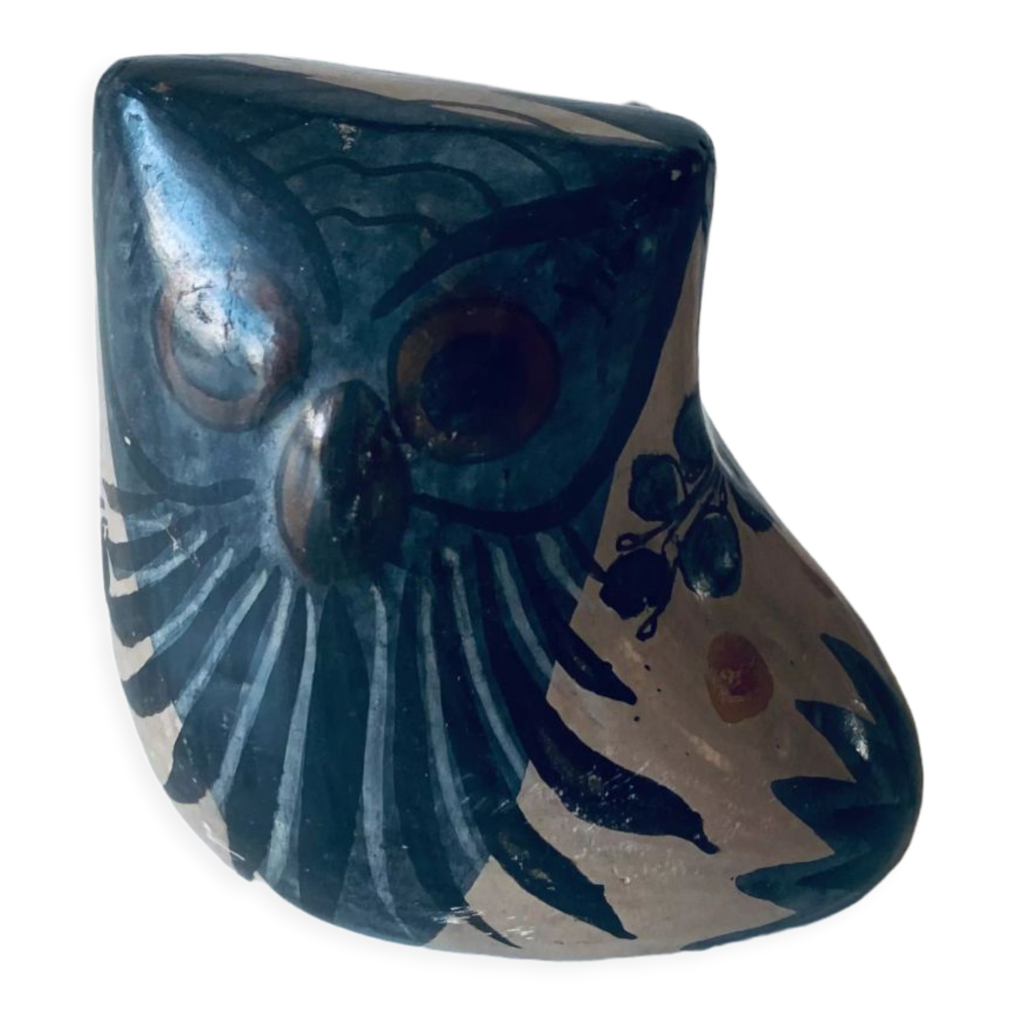 Owl Mexican folk art from Tonala