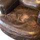 Chesterfield leather armchair