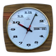 Old vintage clock Romatic, formica