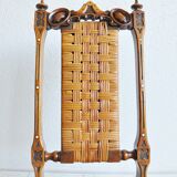 Chaise ancienne en rotin