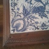 Underside of flat pattern musical bird art deco