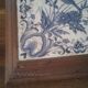 Underside of flat pattern musical bird art deco