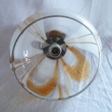 Murano glass ceiling light chandelier Space Age 70's design rolly vintage