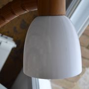 Vintage pine articulated lamp