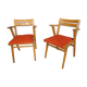 Paire de fauteuils bridge année 50