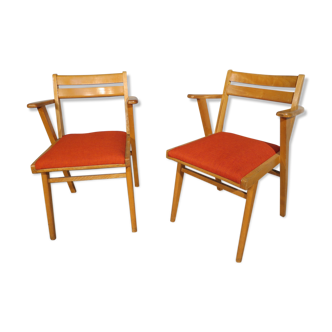 Pair of armchairs bridge year 50