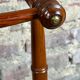 1900s bamboo style wooden towel rack
