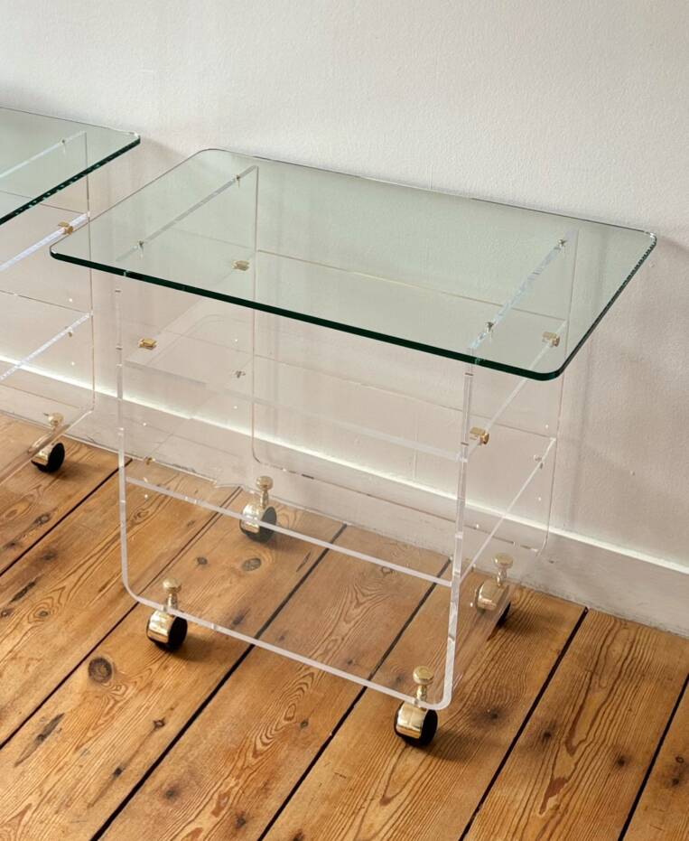 Side table / David Lange trolley