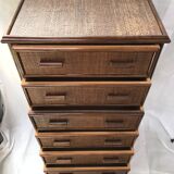 Rattan chest of drawers 7 drawers
