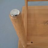 Danish Oak Sofa Table by Niels Bach, 1960s