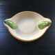 Dish decorated with pears slip