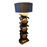 François Chatain – Grand sculptural floor lamp 1.7m “Spheres & Arcs”