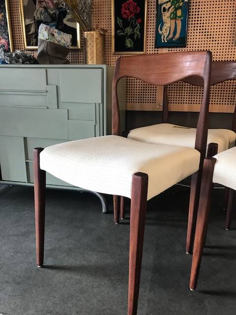 Baumann style chair, Scandinavian design, 60s/70s, teak