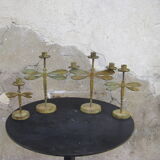 Dragonflies candlesticks