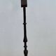 Floor-standing chandelier / antique candle holder, made of wrought iron.
