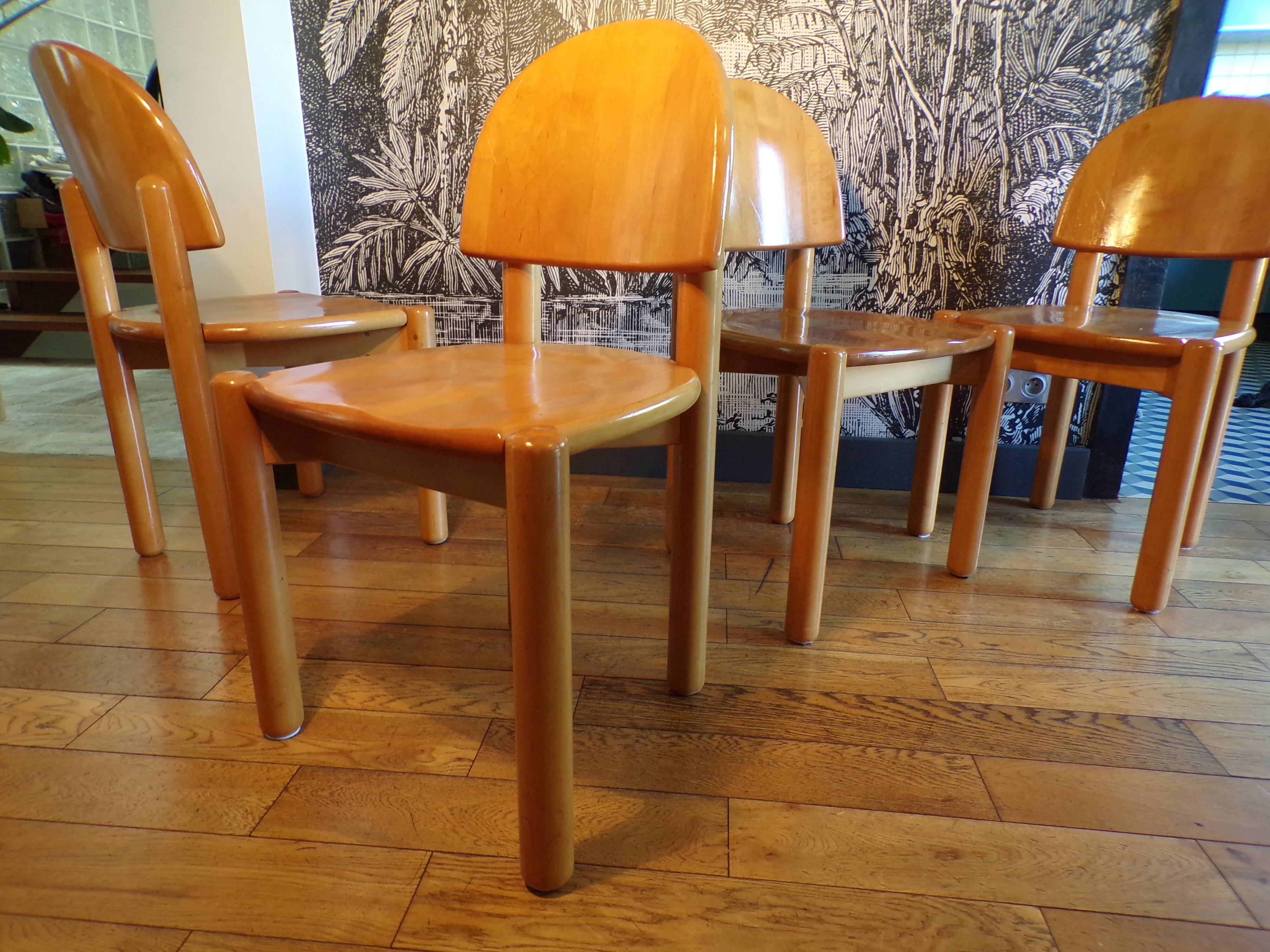 Set of 4 Rainer Daumiller chairs for Hirtshals Savvaerk.