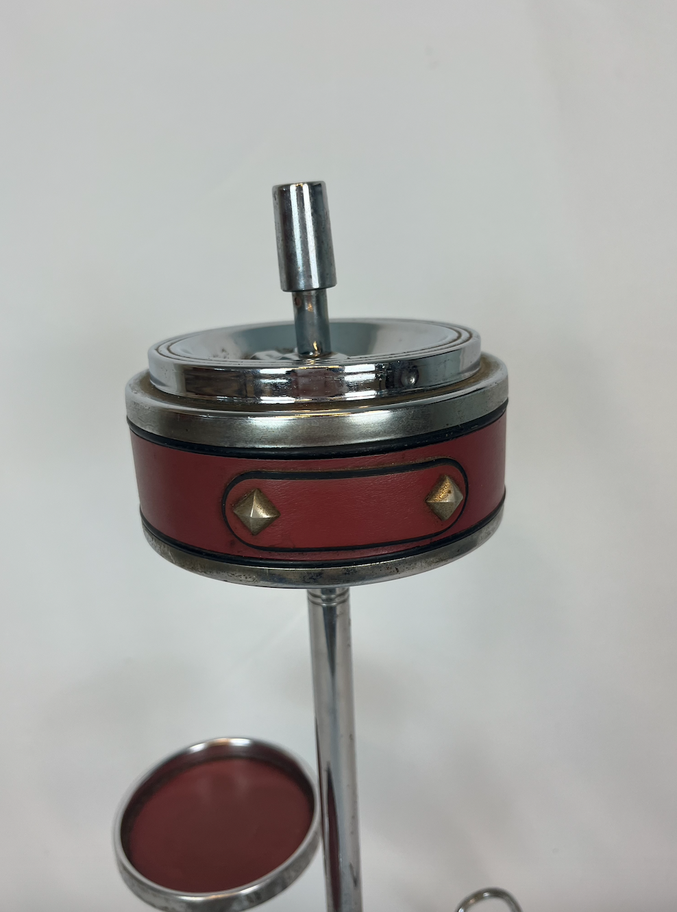Vintage stand ashtray magazine holder