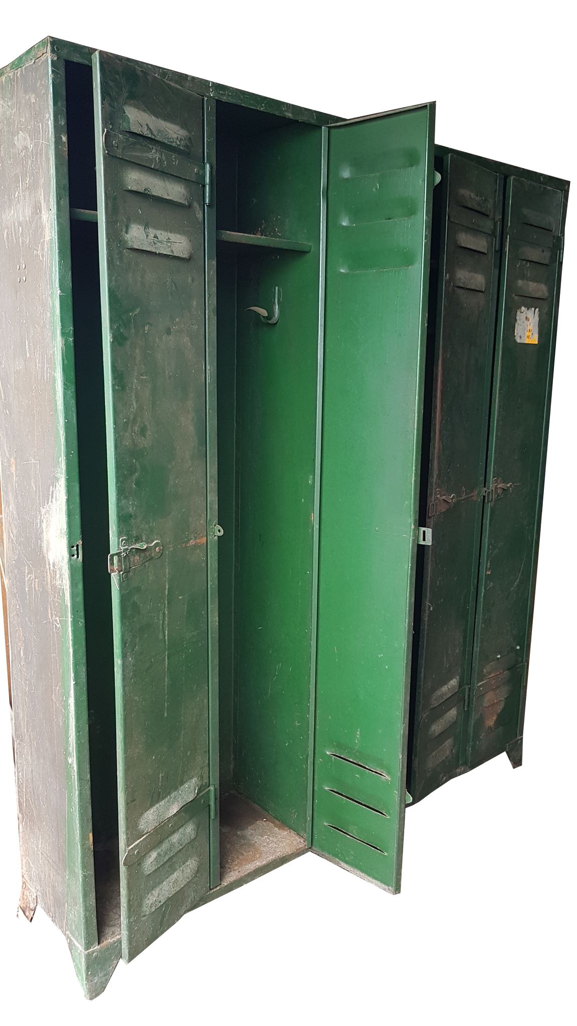 Metal cloakroom 5 lockers 1926 Aux Forges de Vulcain