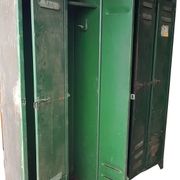 Metal cloakroom 5 lockers 1926 Aux Forges de Vulcain