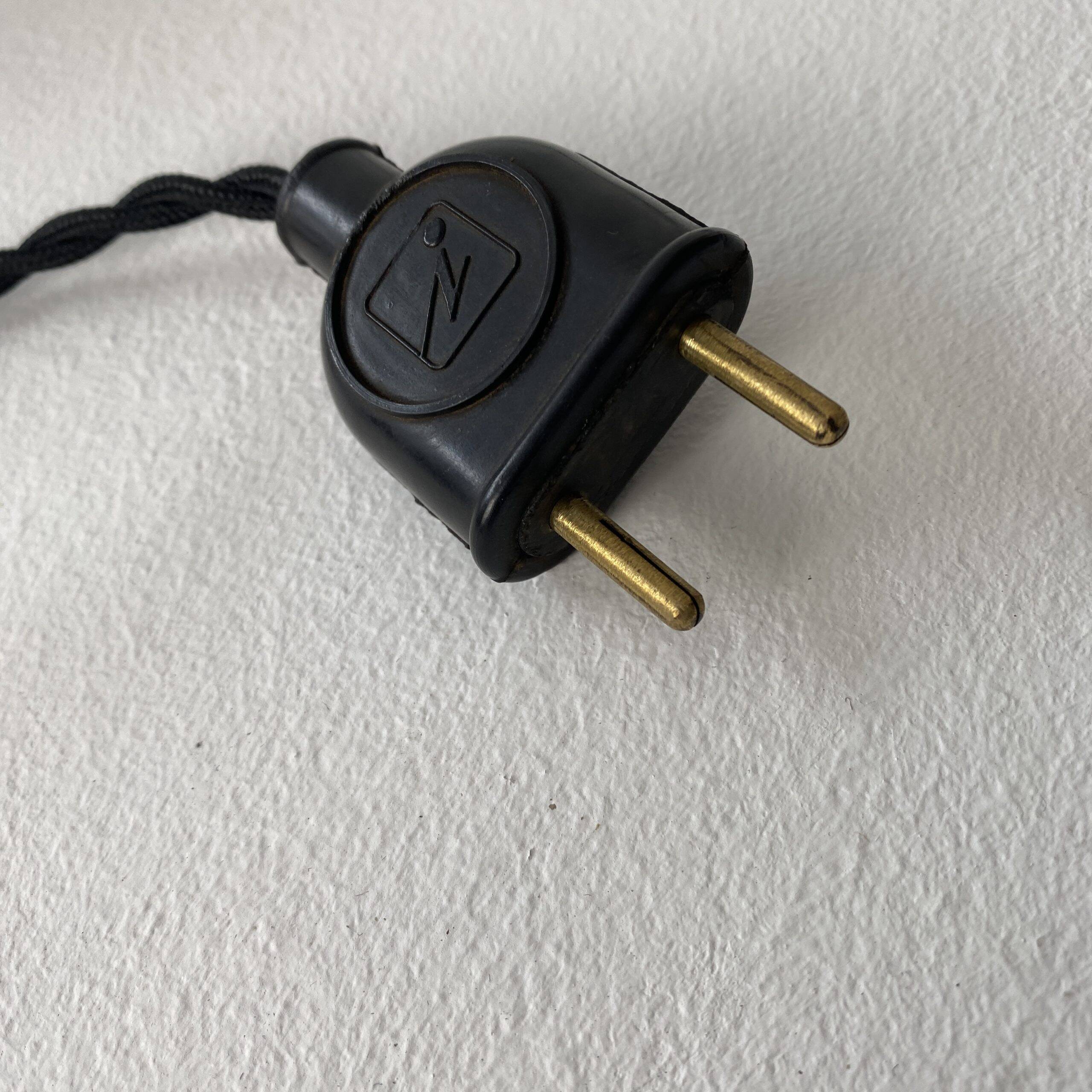 Vintage industrial three-arm wall light