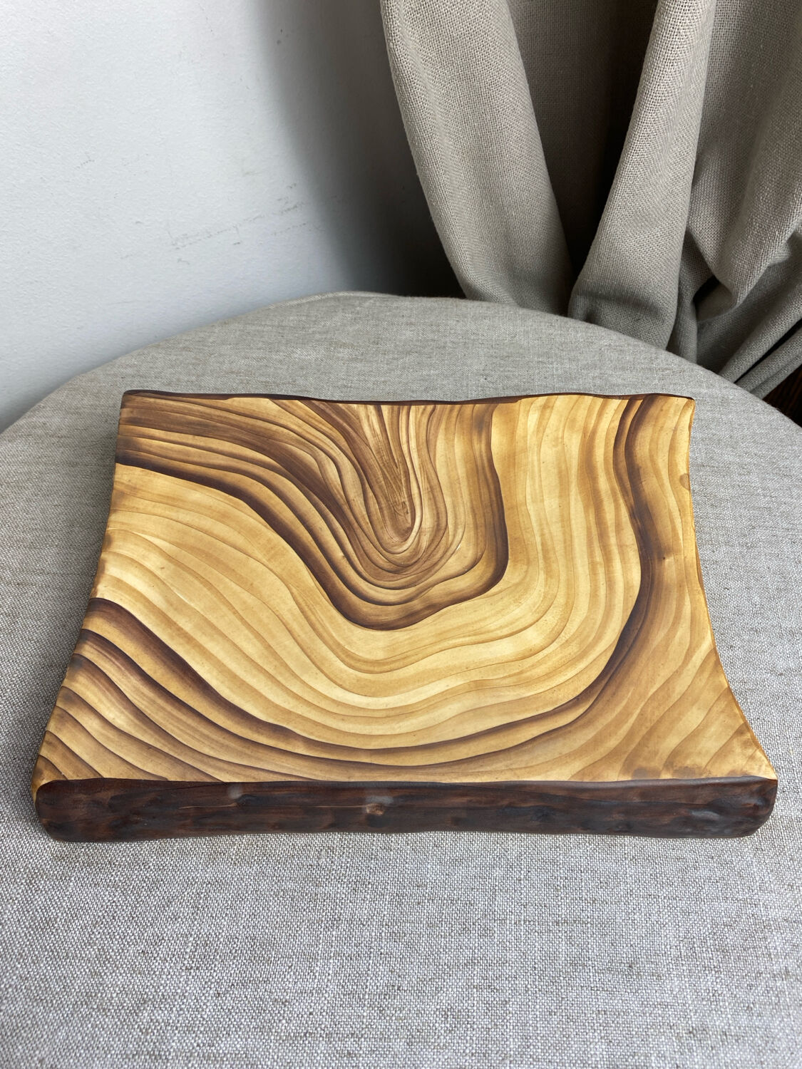 Ceramic dish, Grandjean, Vallauris