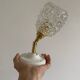 Paire d’appliques murales avec globes vintage en verre
