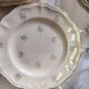 Sarreguemines set of 12 flat plates model Raphaël or flowers of F