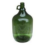 Ancienne bouteille verte, bonbonne en verre 5L