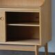 Renovated vintage Scandinavian oak library
