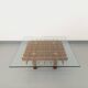 Vintage Italian square coffee table Kyoto by Gianfranco Frattini for Knoll