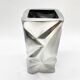"Crinkled" vase / aluminium casting – 1970s
